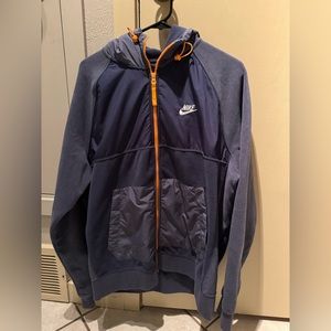 Men’s Large Nike Zip Up Fleece Hoodie